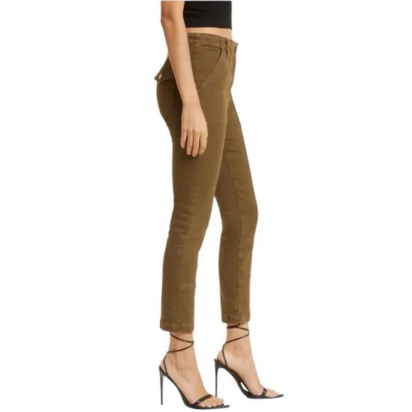 RAMY BROOK | Arizona Cargo Pants in Clover | Olive Green High Waisted Ankle | 28 - Picture 5 of 12